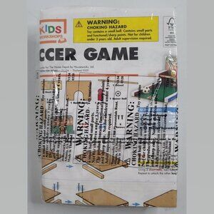 Soccer Game with Ball Lowes Build and Grow Wood Sport Toy Set Kit Sealed NEW